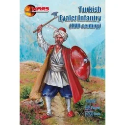Turkish Eyalet infantry, XVII century, 1/72 - Mars Figures MS72097