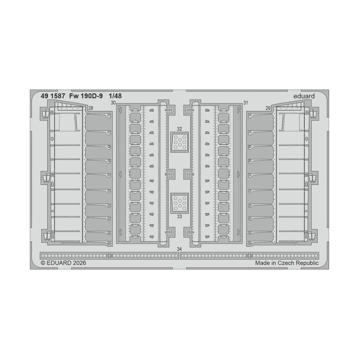 Fw 190D-9 for Miniart, 1/48 - Eduard Accessories 491587