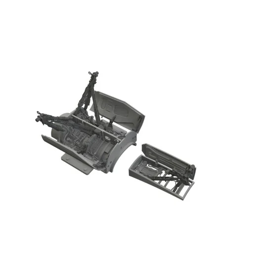 F-16C wheel bays & legs heavyweight PRINT 1/48 for Tamiya, 1/48 - E...