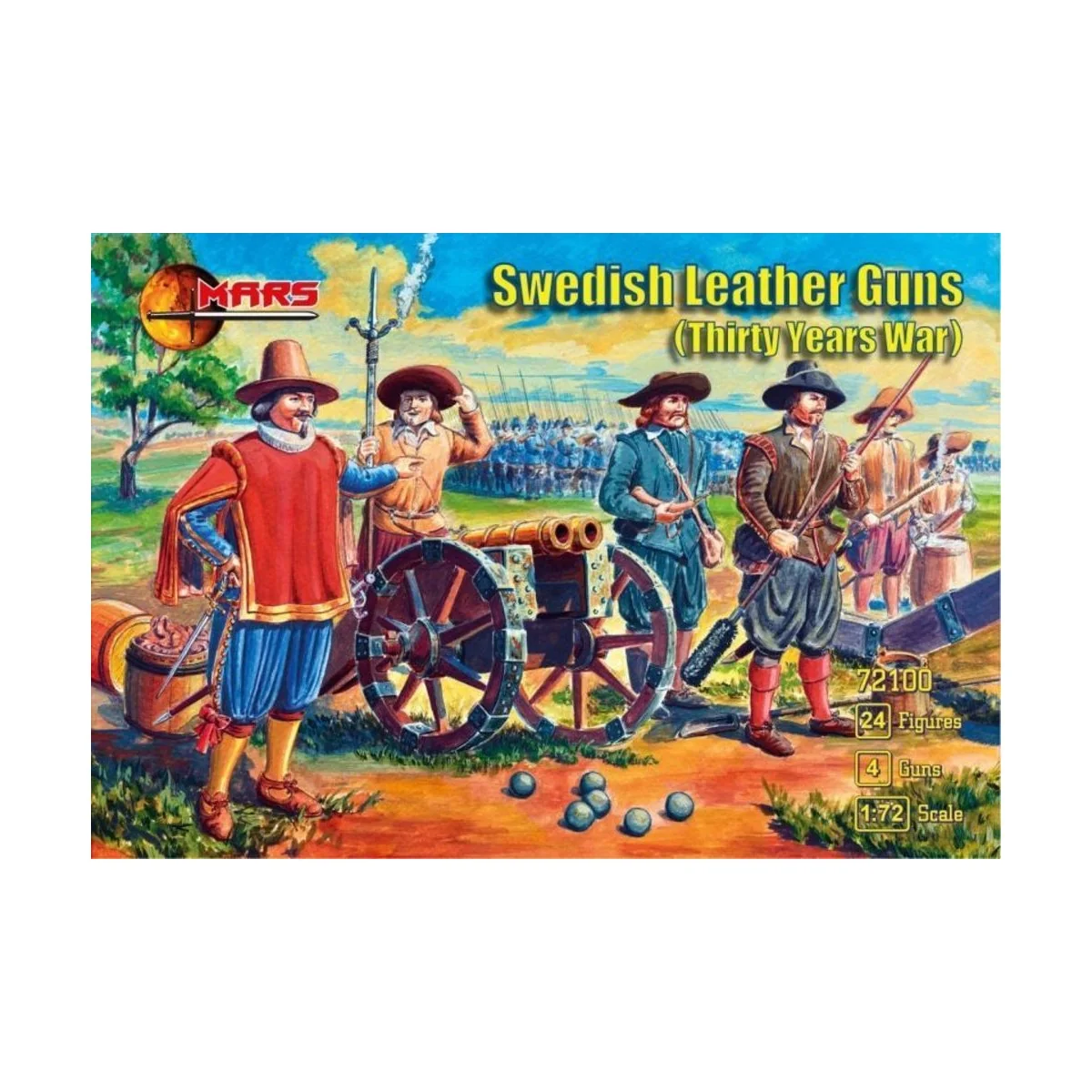 Swedish leather guns,Thirty Years War - Mars Figures MS72100