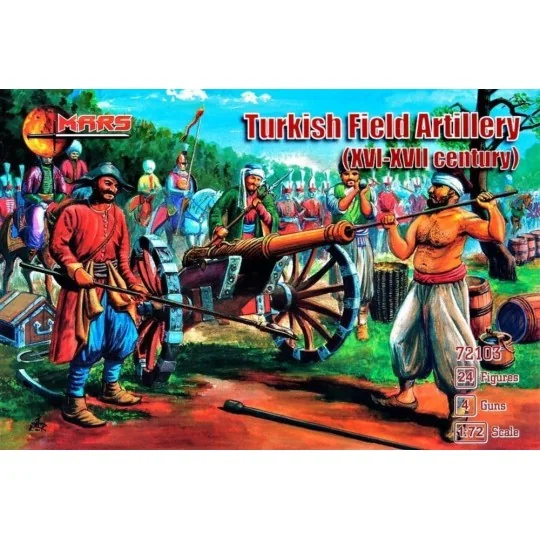 Turkish field artillery,XVI-XVII century - Mars Figures MS72103