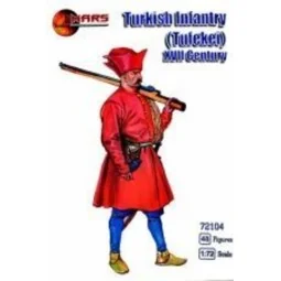Turkish infantry (Tufekei), XVII century, 1/72 - Mars Figures MS72104
