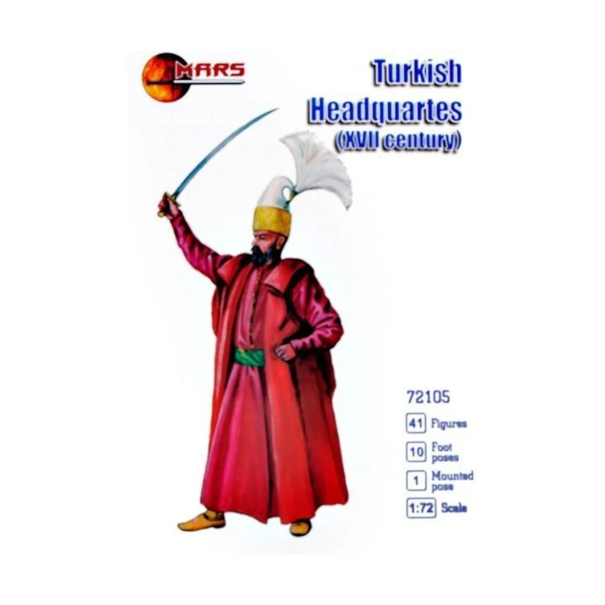 Turkish headguartes, 1/72 - Mars Figures MS72105