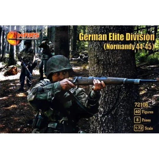 German elite division, Normandy 1944-45, 1/72 - Mars Figures MS72106 German elite division, Normandy 1944-45, 1/72 - Mars Figures MS72106