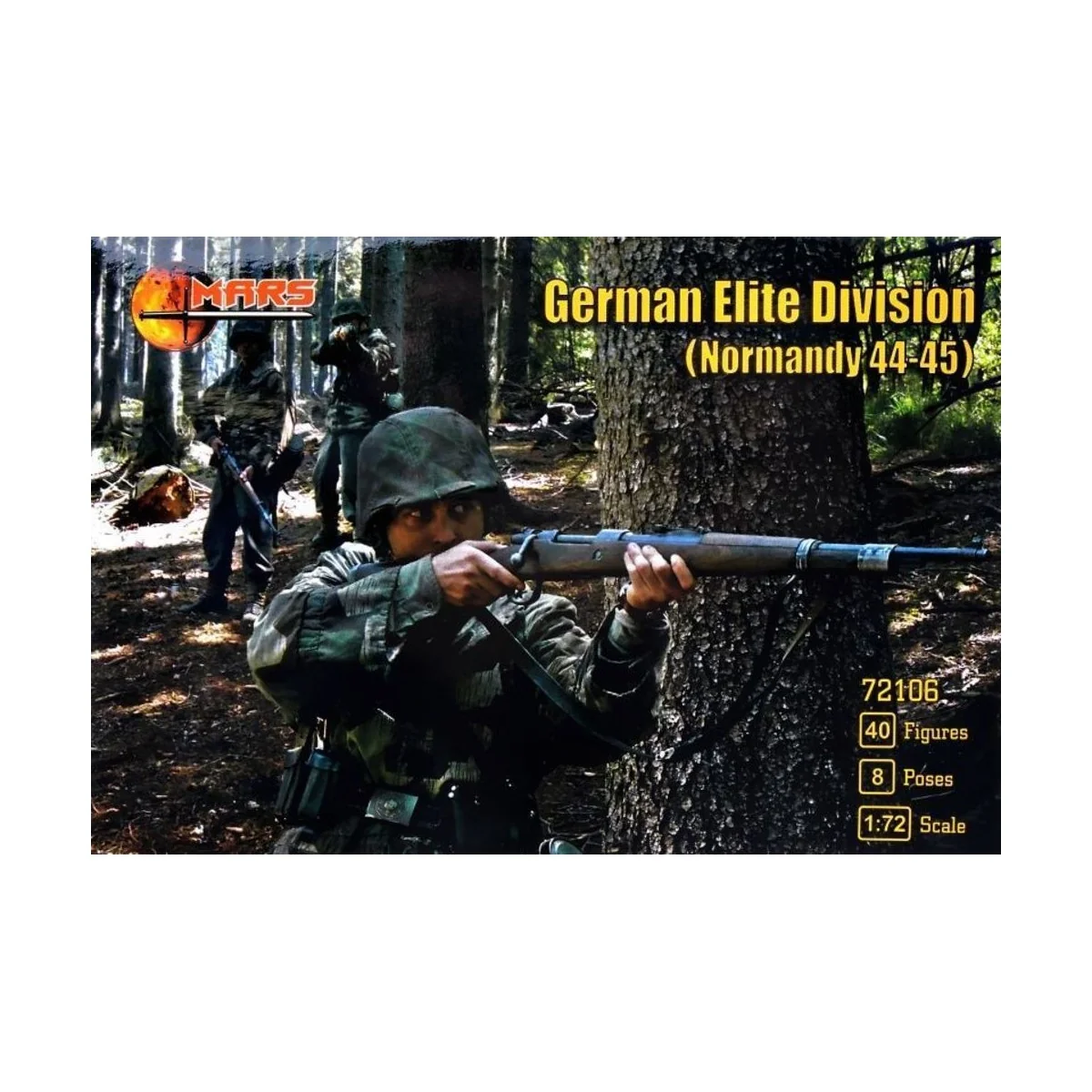 German elite division, Normandy 1944-45, 1/72 - Mars Figures MS72106 German elite division, Normandy 1944-45, 1/72 - Mars Figures MS72106