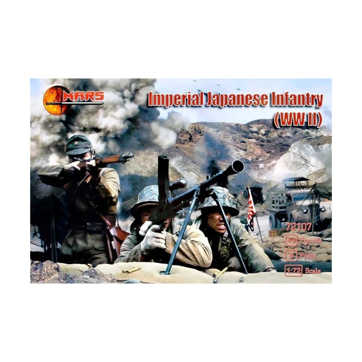 WWII Imperial Japanese infantry - Mars Figures MS72107