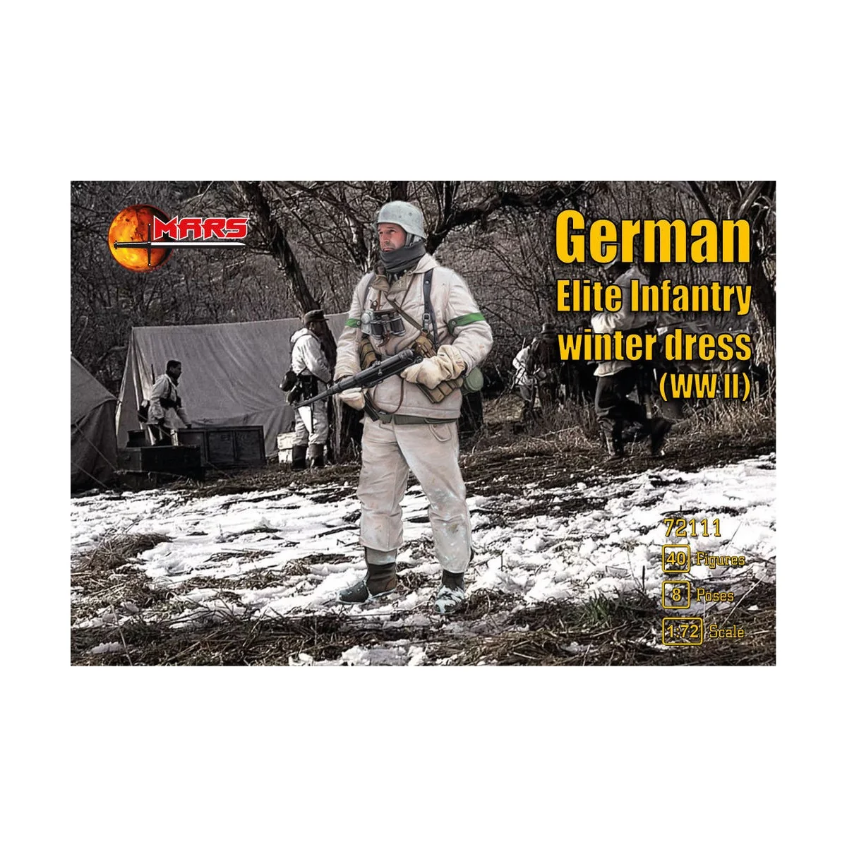 WWII German elite infantry,winter dress - Mars Figures MS72111