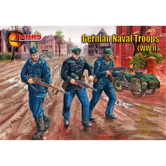 WWII German naval troops, 1/72 - Mars Figures MS72112