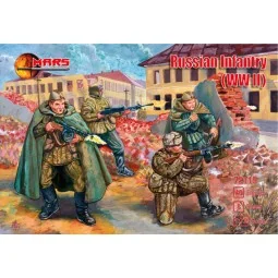 WWII Russian infantry, 1/72 - Mars Figures MS72115