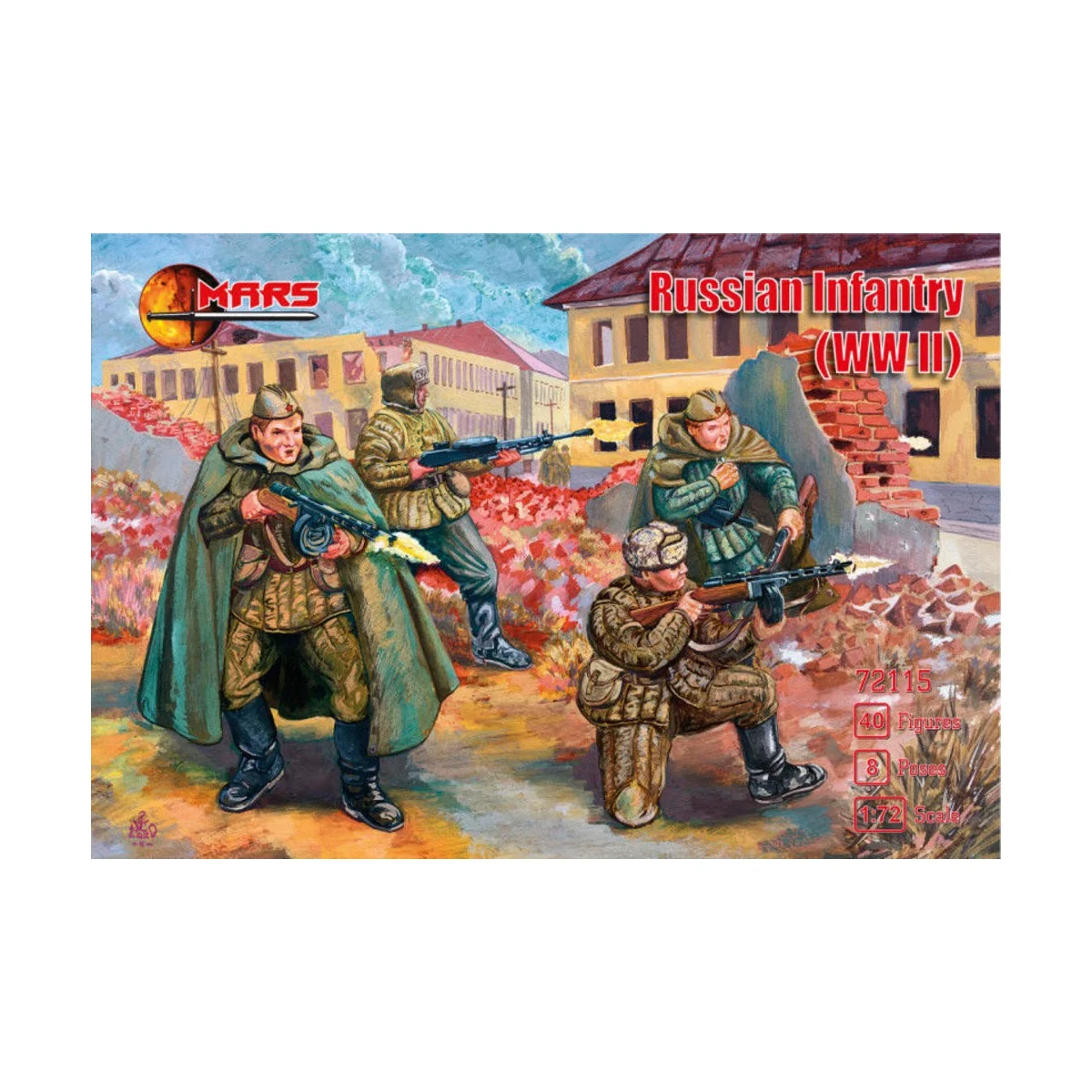 WWII Russian infantry - Mars Figures MS72115