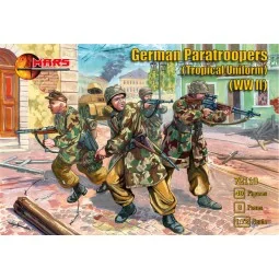 WWII German paratroopers (Tropical uniform), 1/72 - Mars Figures MS...