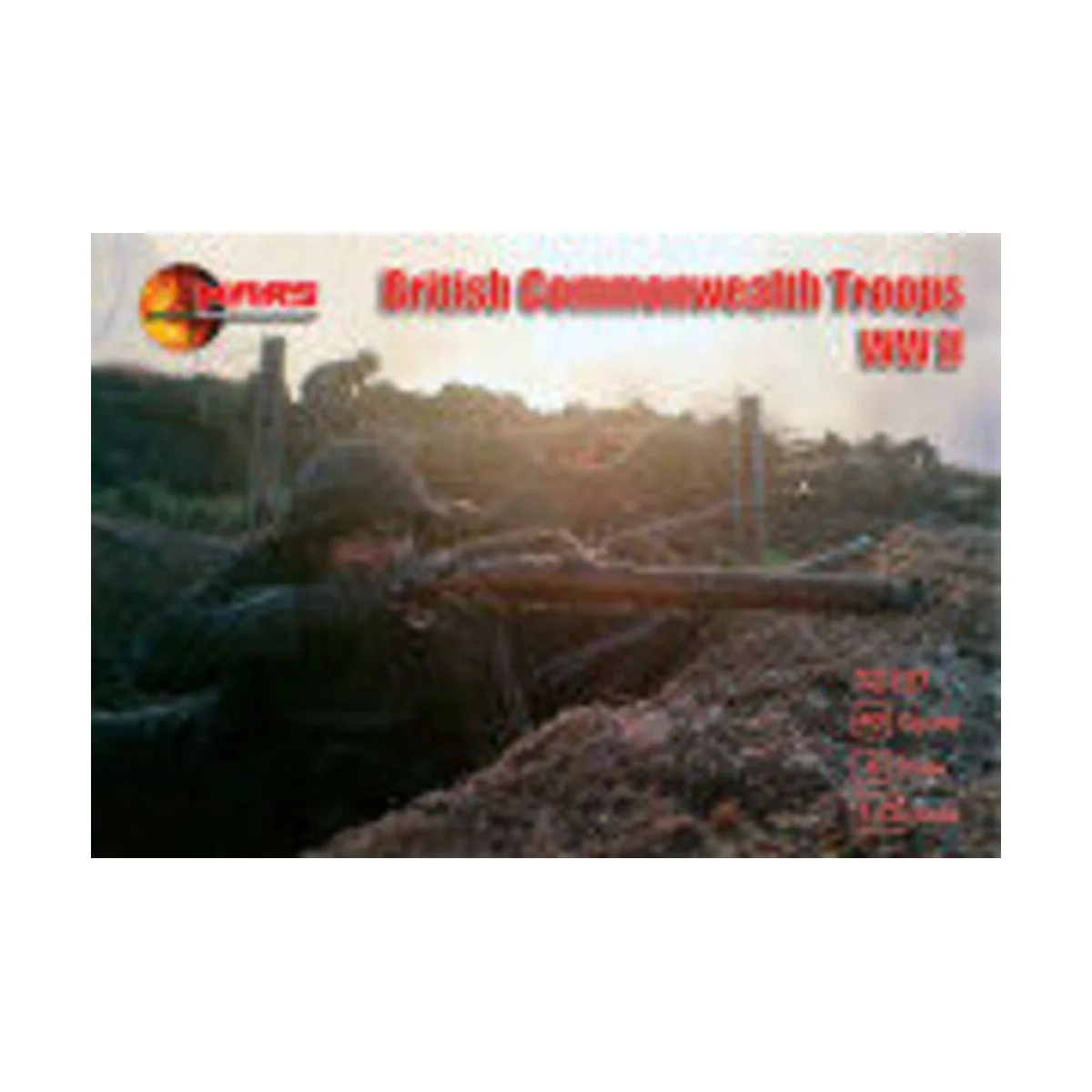 British Commonwealth Troops WWII, 1/72 - Mars Figures MS72127 British Commonwealth Troops WWII, 1/72 - Mars Figures MS72127