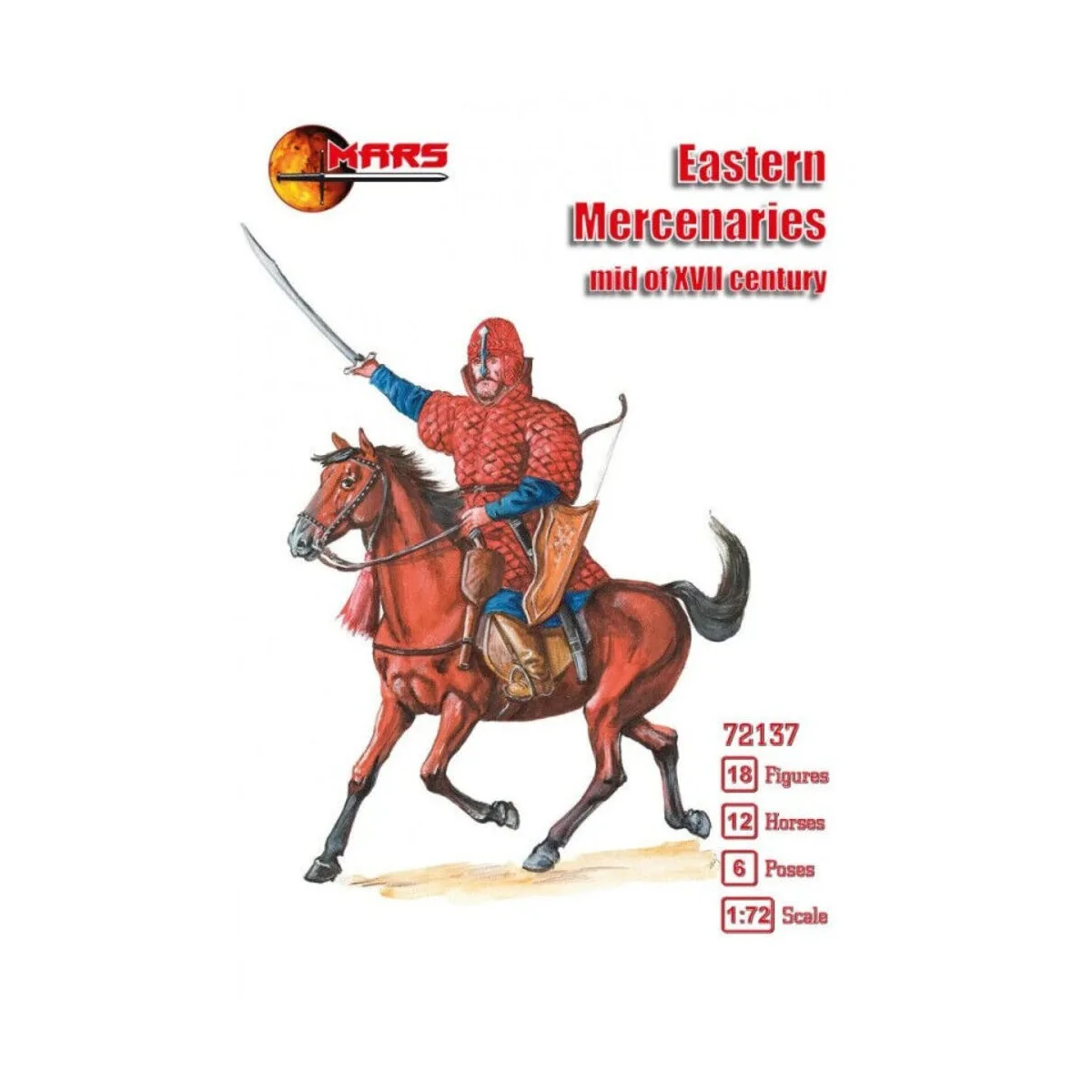 Eastern Mercenaries mid of 17 century, 1/72 - Mars Figures MS72137