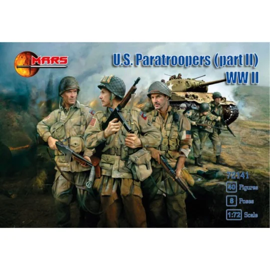 U.S. Paratroopers WWII (part II), 1/72 - Mars Figures MS72141 U.S. Paratroopers WWII (part II), 1/72 - Mars Figures MS72141