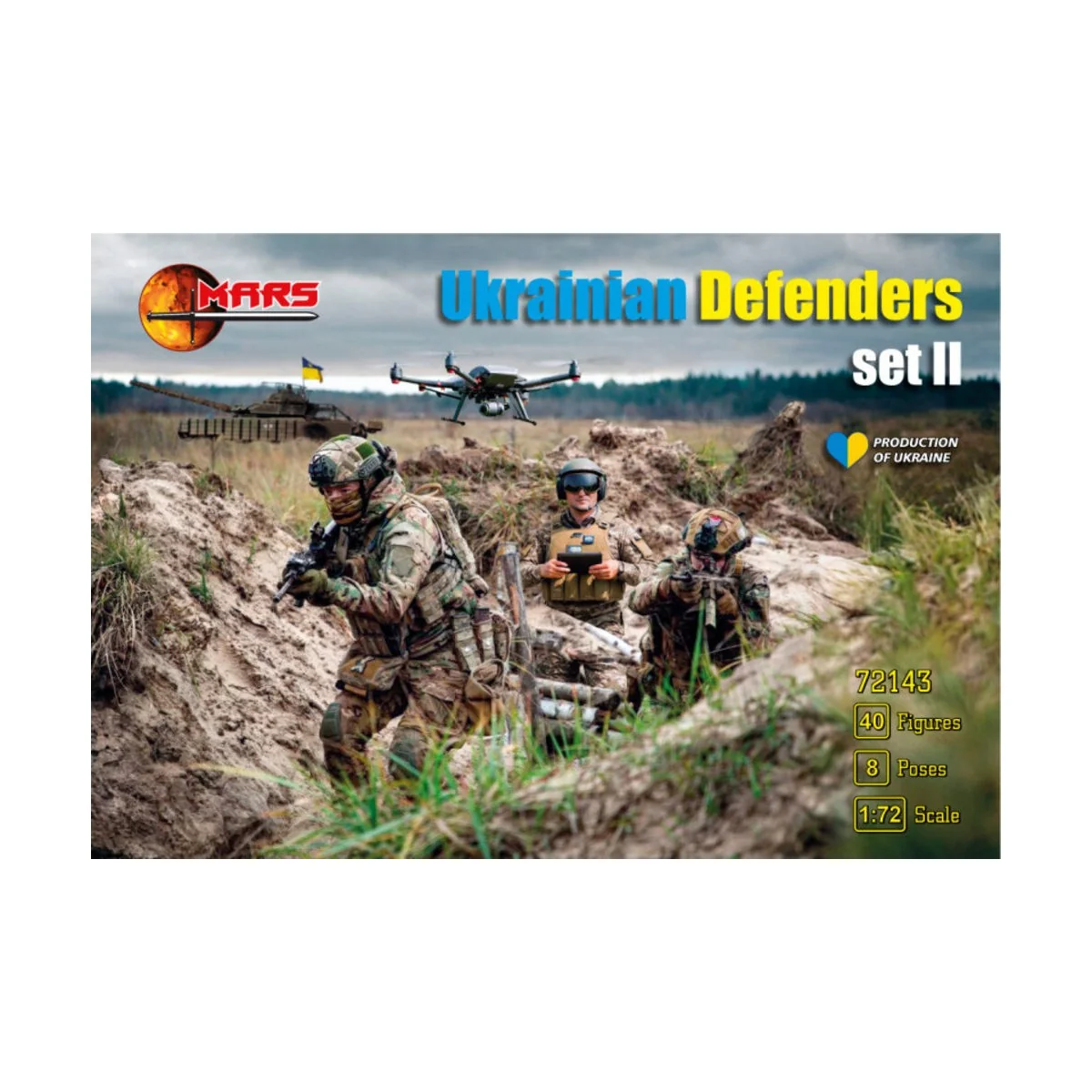 Ukrainian Defenders part.2, 1/72 - Mars Figures MS72143