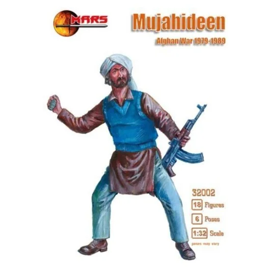Mujahideen, Afghan War 1979-1989 - Mars Figures MS32002