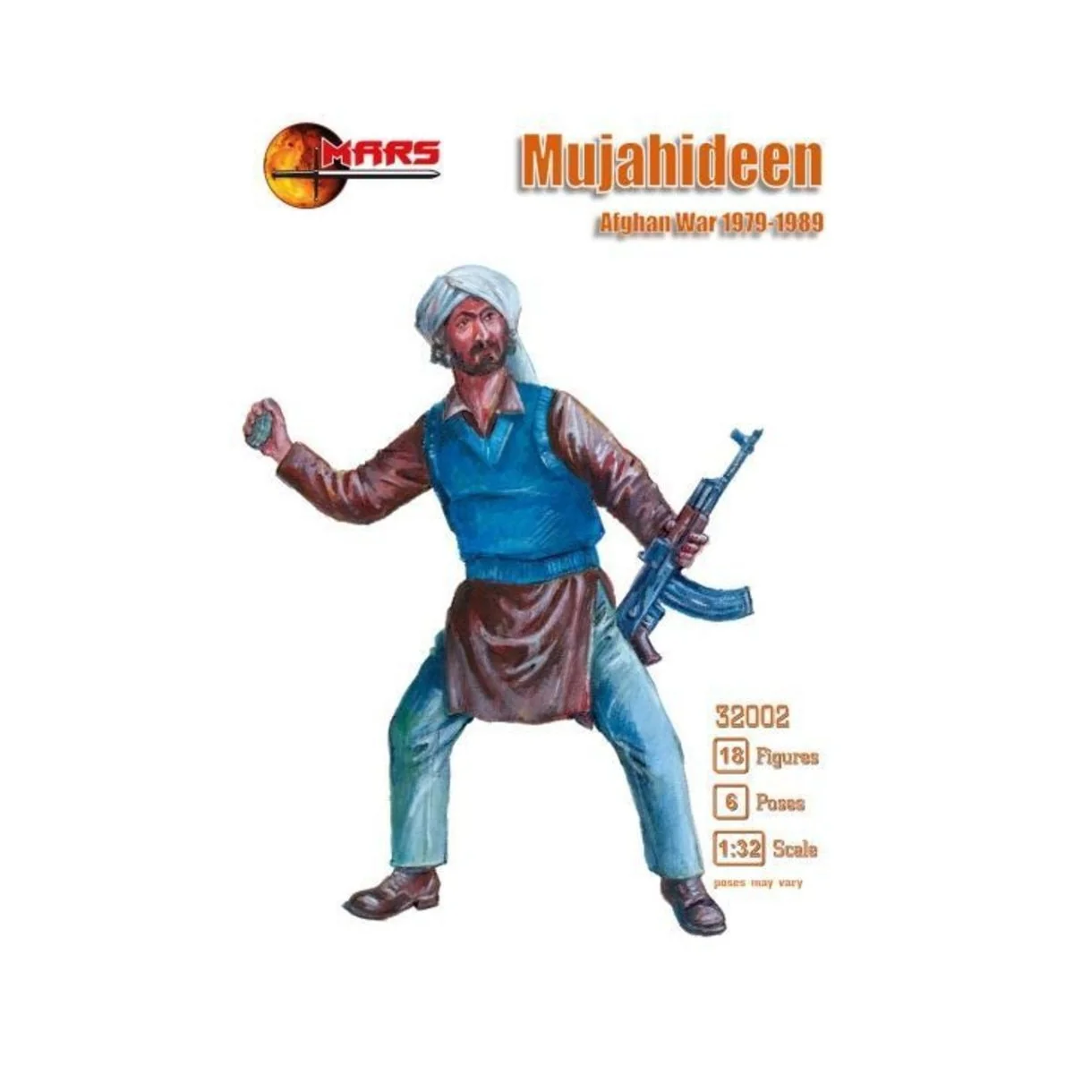 Mujahideen, Afghan War 1979-1989, 1/32 - Mars Figures MS32002
