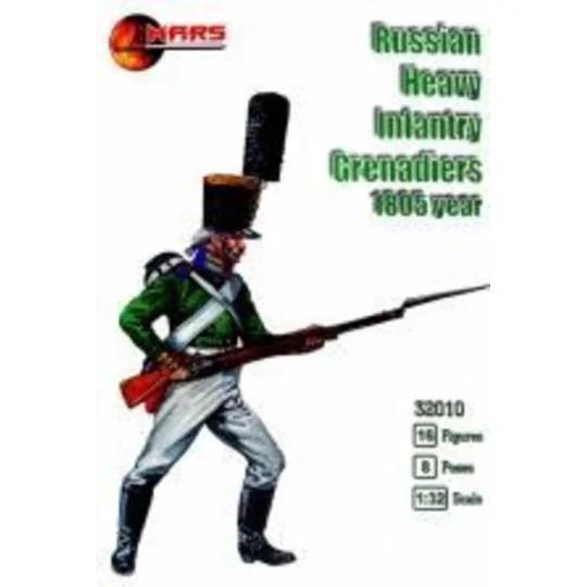Russian heavy infantry grenadiers, 1805ye, 1/32 - Mars Figures MS32010