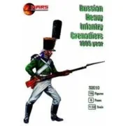 Russian heavy infantry grenadiers, 1805ye, 1/32 - Mars Figures MS32010