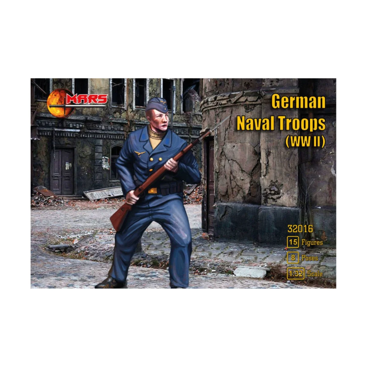 WWII German naval troops, 1/32 - Mars Figures MS32016