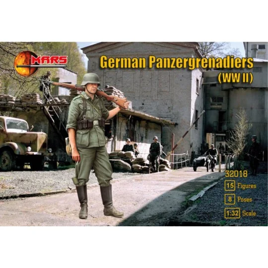 German panzergrenadiers WWII - Mars Figures MS32018