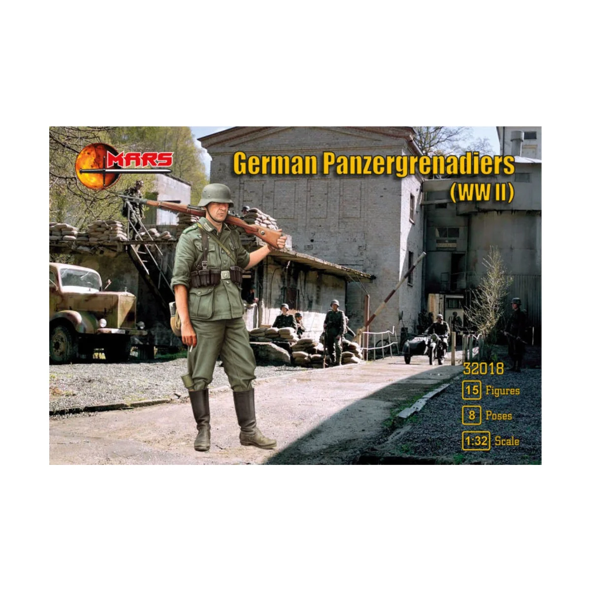 German panzergrenadiers WWII - Mars Figures MS32018