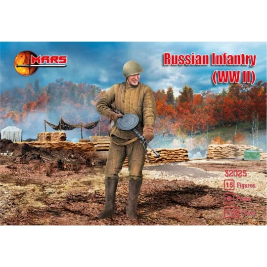 WWII Russian infantry - Mars Figures MS32025