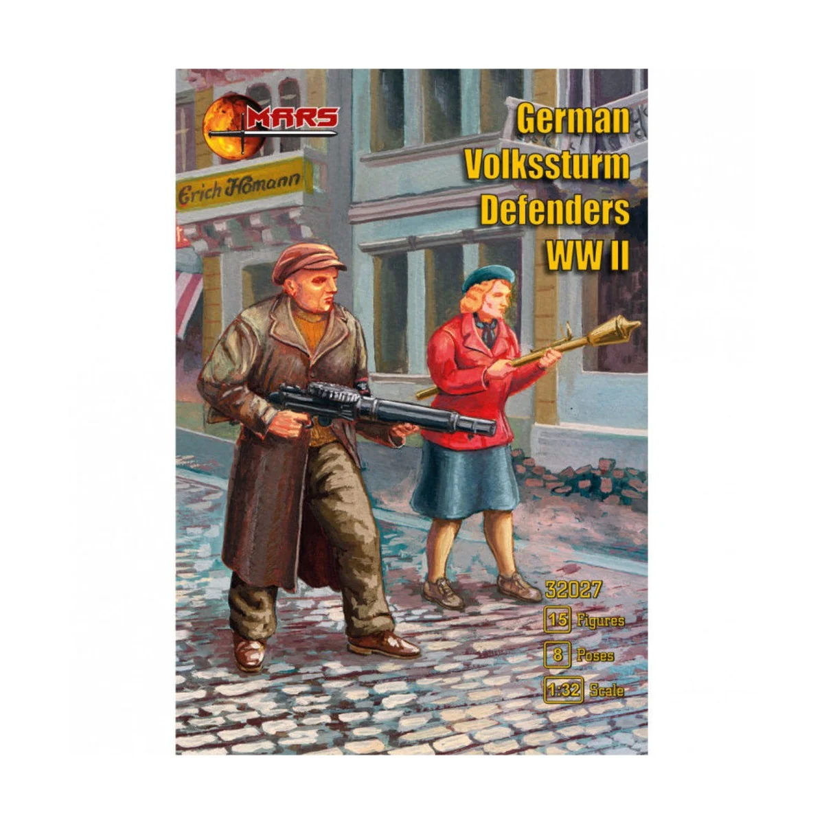 WWII German Volkssturm Defenders - Mars Figures MS32027