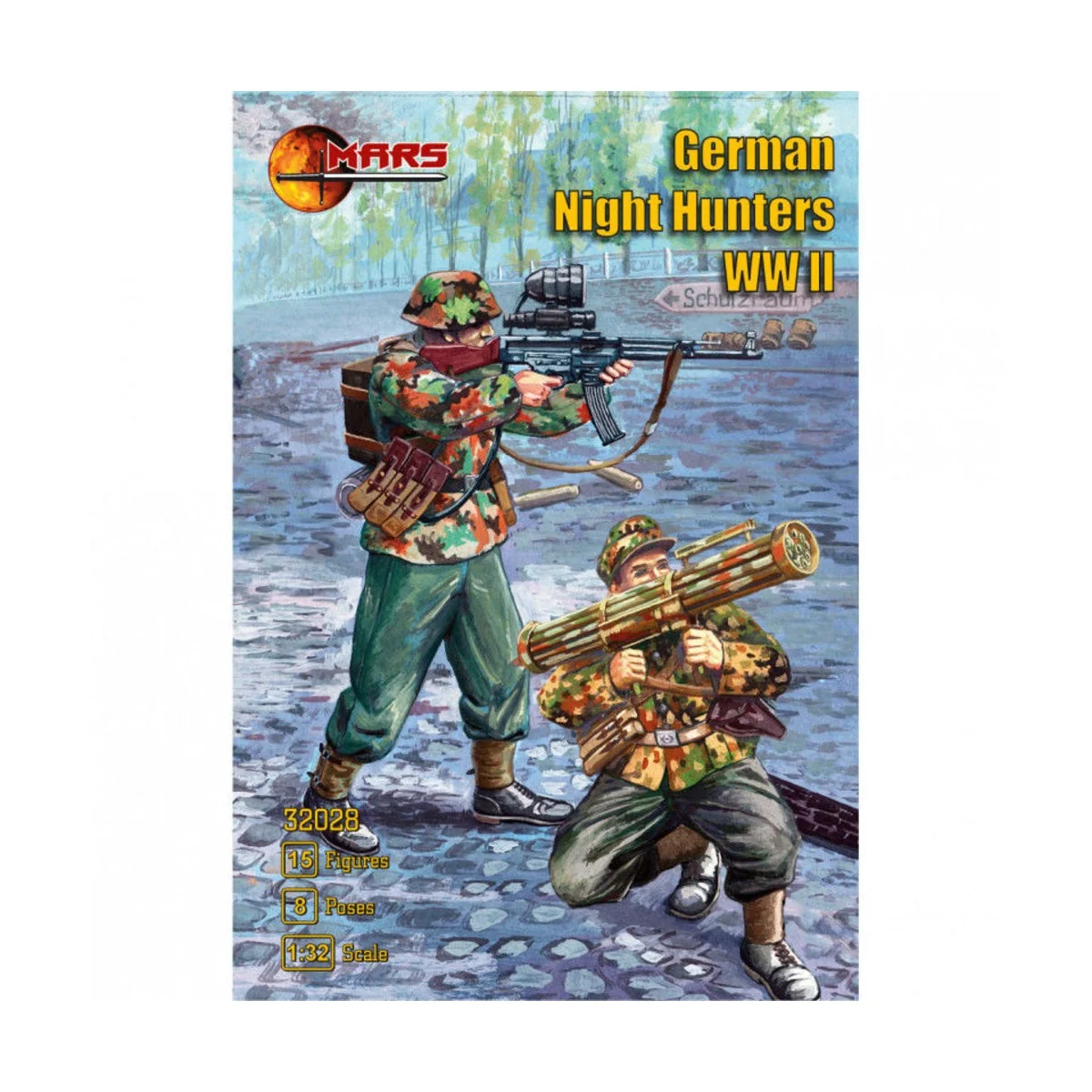 WWII German Night Hunters, 1/32 - Mars Figures MS32028