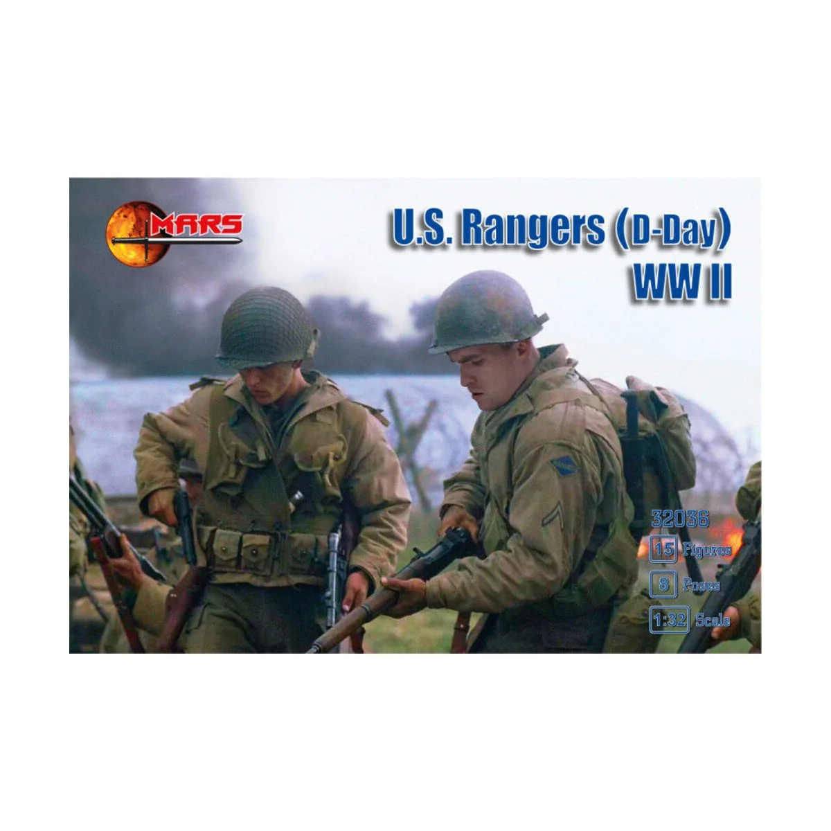 U.S. Rangers (D-Day) WWII - Mars Figures MS32036