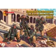 German Paratroopers Mortar Team (Tropical Uniform) WWII, 1/32 - Mar...