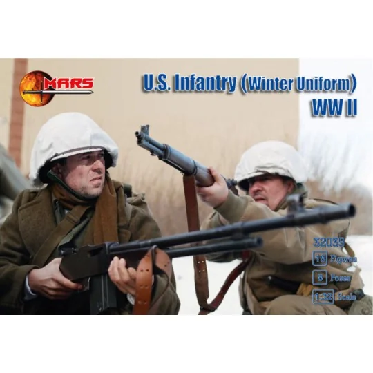 U.S. Infantry (Winter Uniform) WWII - Mars Figures MS32039