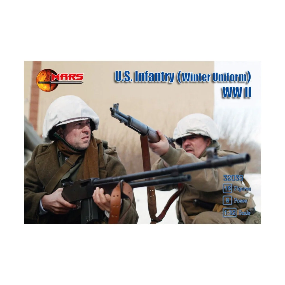 U.S. Infantry (Winter Uniform) WWII, 1/32 - Mars Figures MS32039