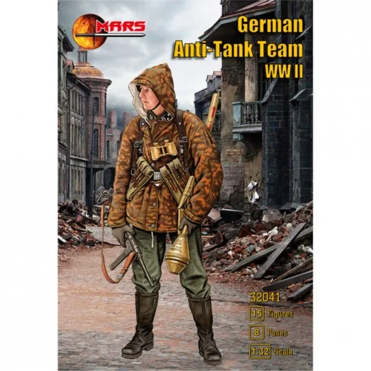 German Anti Tank Team WWII, 1/32 - Mars Figures MS32041