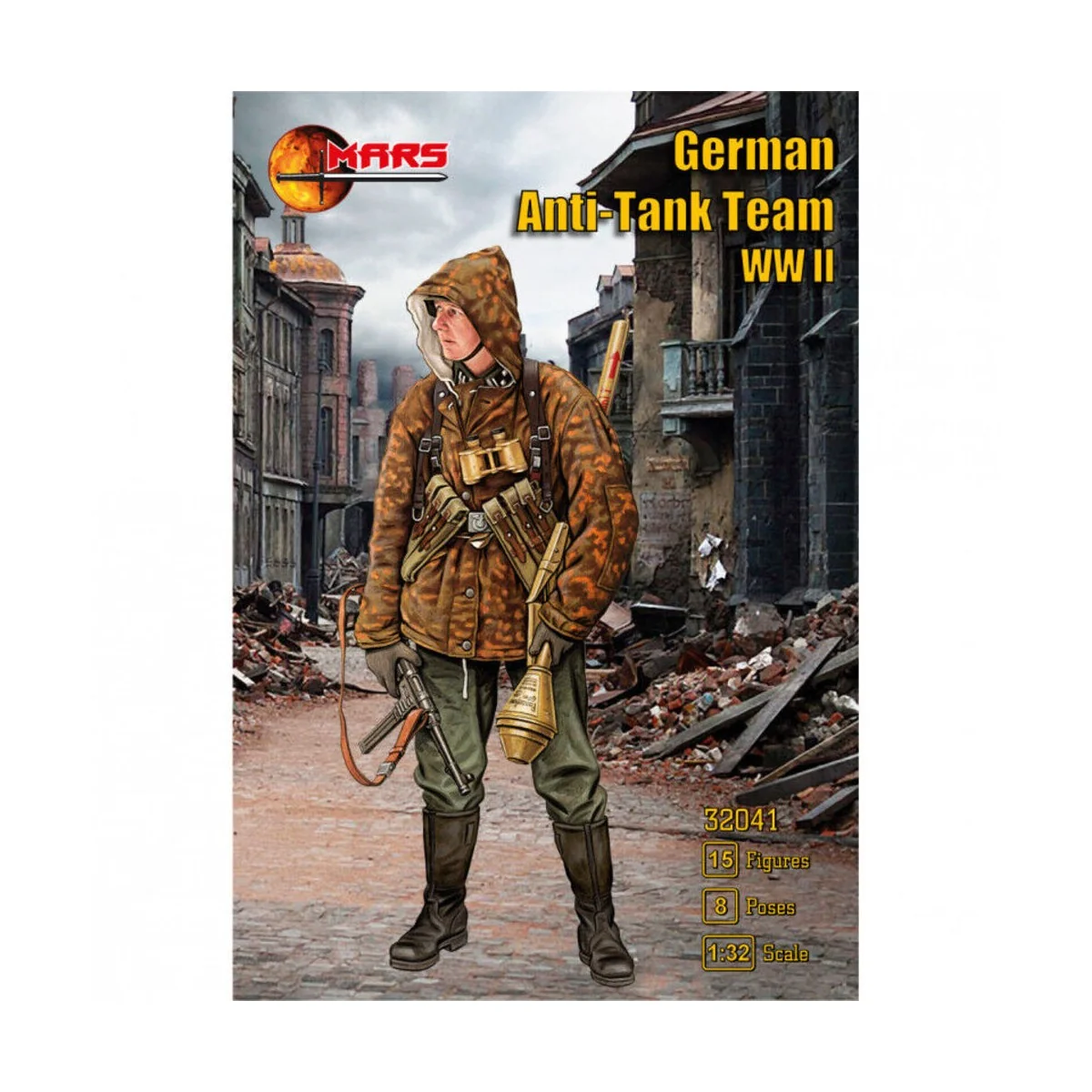 German Anti Tank Team WWII - Mars Figures MS32041