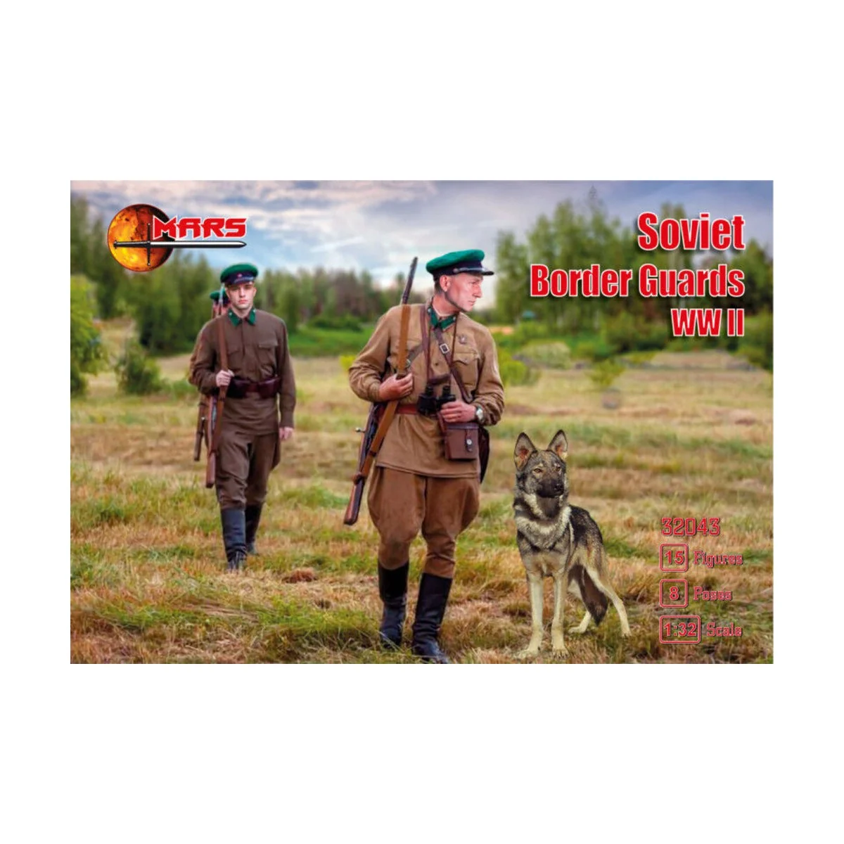 Soviet Border Guards WWII - Mars Figures MS32043