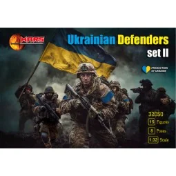 Ukrainian Defenders, set 2, 1/32 - Mars Figures MS32050