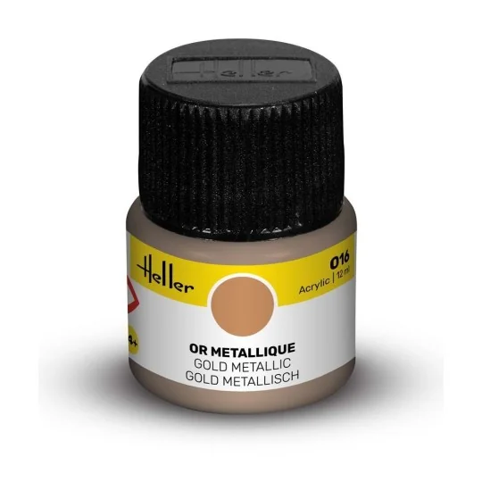 Acrylic Colour 016 Gold Metallic - Heller 9016 Acrylic Colour 016 Gold Metallic - Heller 9016