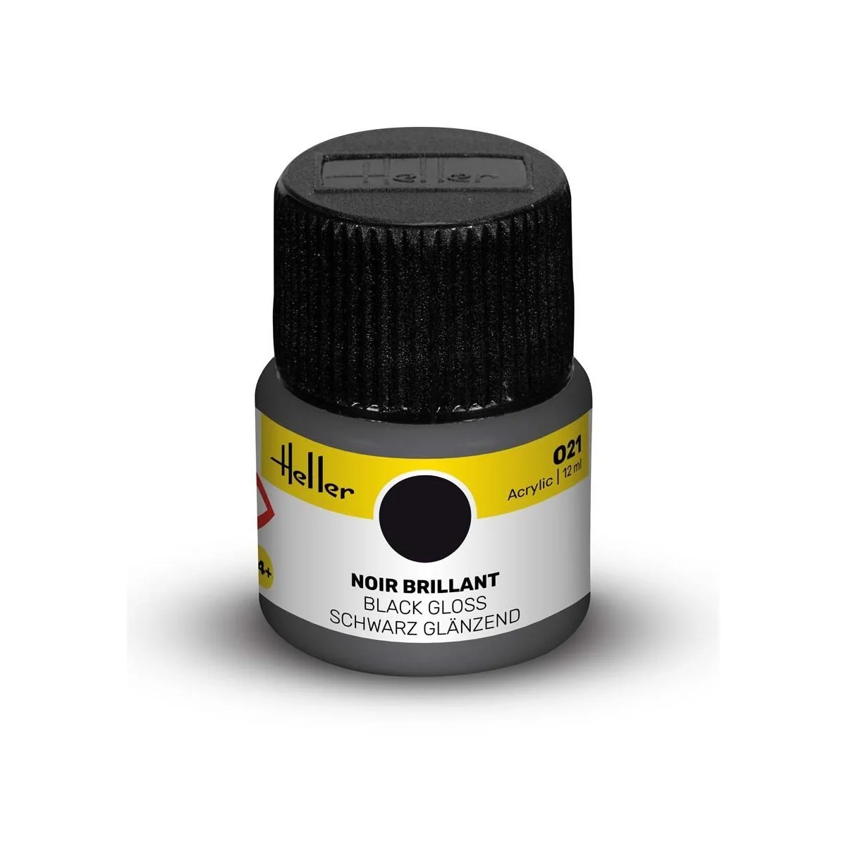 Acrylic Colour 021 Black Gloss - Heller 9021