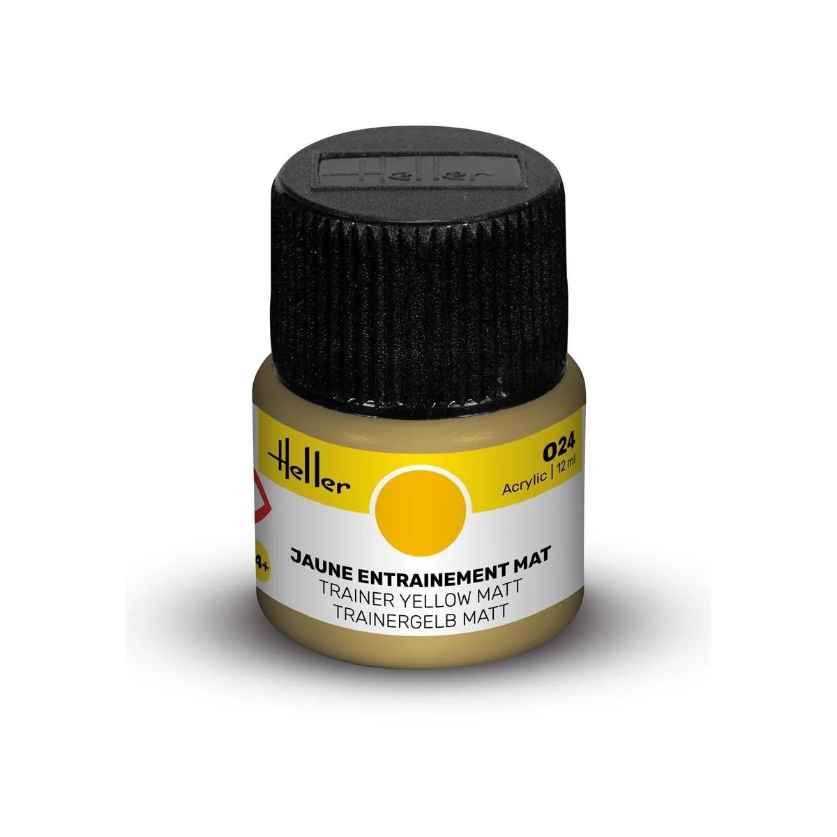 Acrylic Colour 024 Trainer Yellow Matt - Heller 9024 Acrylic Colour 024 Trainer Yellow Matt - Heller 9024