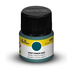 Acrylic Colour 030 Dark Green Matt - Heller 9030