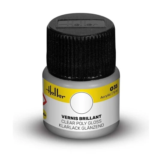 Acrylic Colour 035 Clear Poly Gloss - Heller 9035
