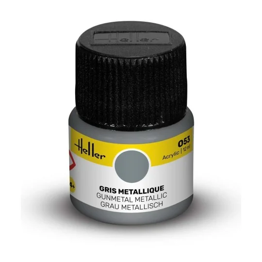 Acrylic Colour 053 Gunmetal Metallic - Heller 9053