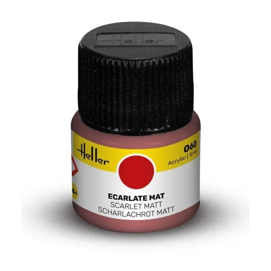 Acrylic Colour 060 Scarlet Matt - Heller 9060