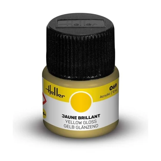 Acrylic Colour 069 Yellow Gloss - Heller 9069
