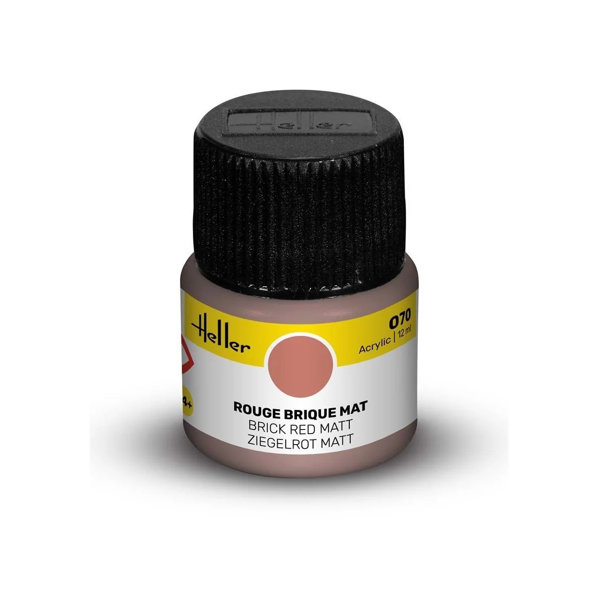 Acrylic Colour 070 Brick Red Matt - Heller 9070