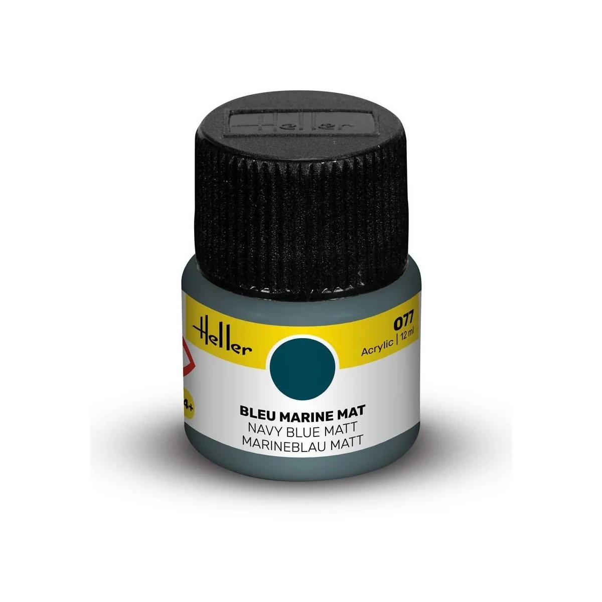 Acrylic Colour 077 Navy Blue Matt - Heller 9077