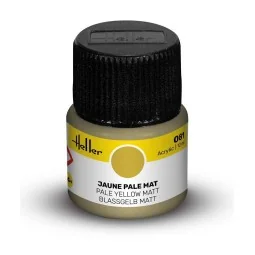 Acrylic Colour 081 Pale Yellow Matt - Heller 9081