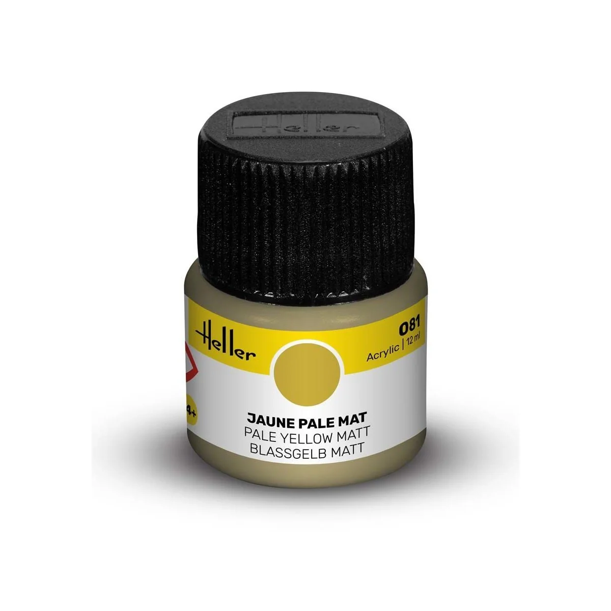 Acrylic Colour 081 Pale Yellow Matt - Heller 9081 Acrylic Colour 081 Pale Yellow Matt - Heller 9081