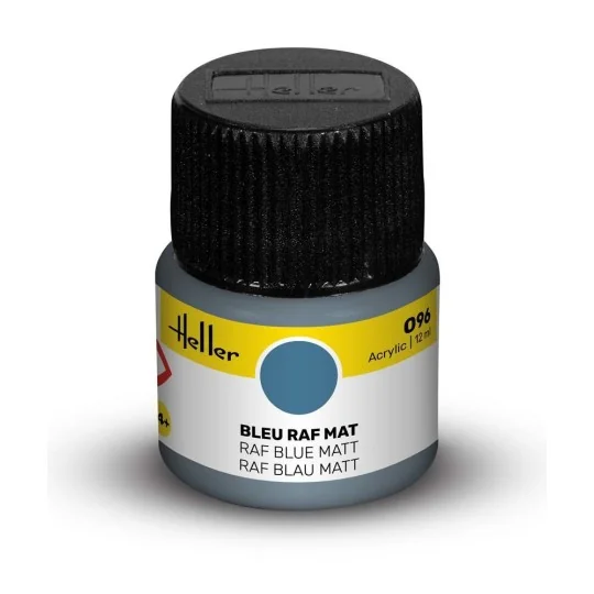 Acrylic Colour 096 Raf Blue Matt - Heller 9096